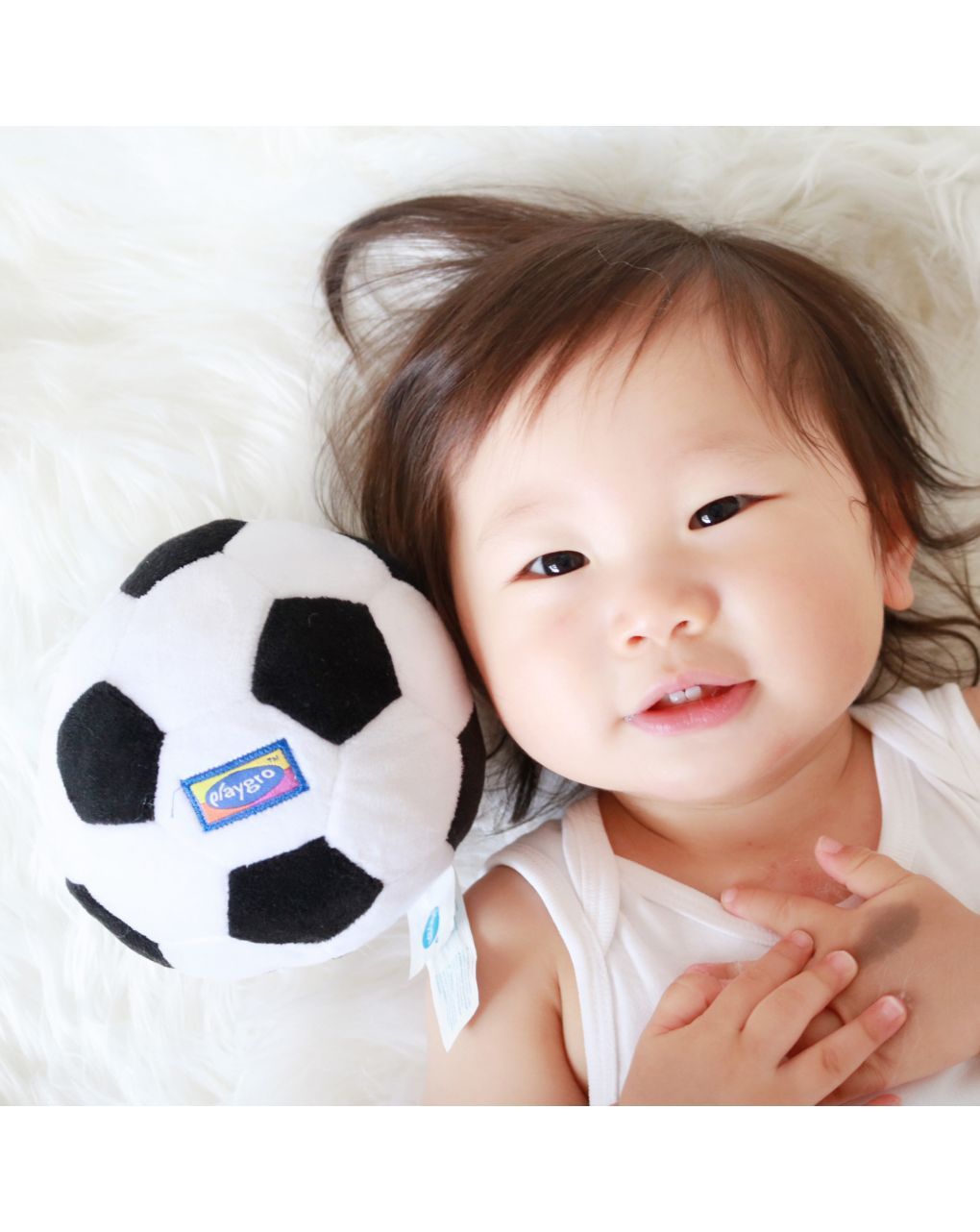 Playgro my first soccer ball από ύφασμα με ήχους, 0112017 - Playgro