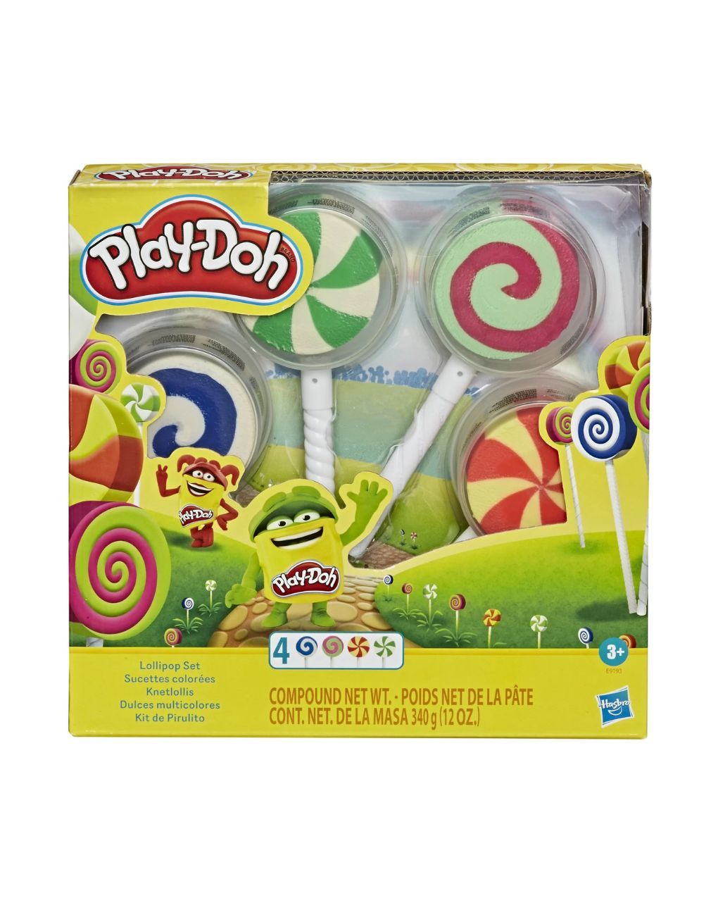Hasbro play-doh lollipop 4-pack of pretend play candy molds e9193 - Play-Doh