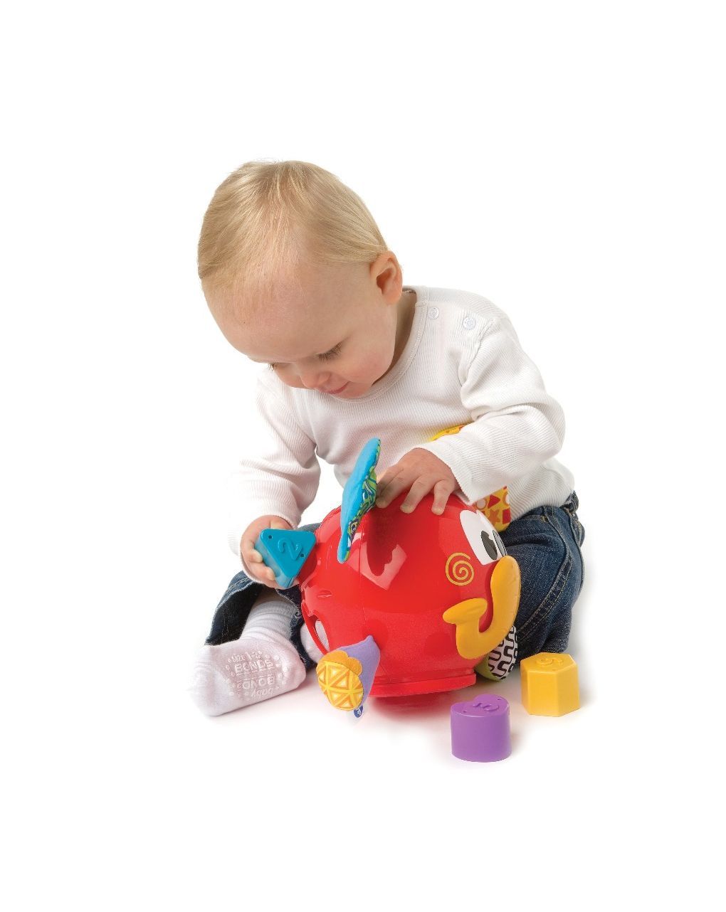 Playgro εκπαιδευτικός ελεφαντούλης shape sorter 0180262 - Playgro