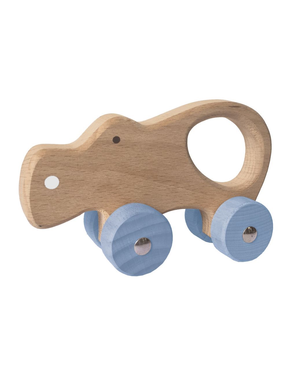 Wood’ n play ξύλινα ζωάκια με ρόδες (διάφορα σχέδια) - Wood'N Play