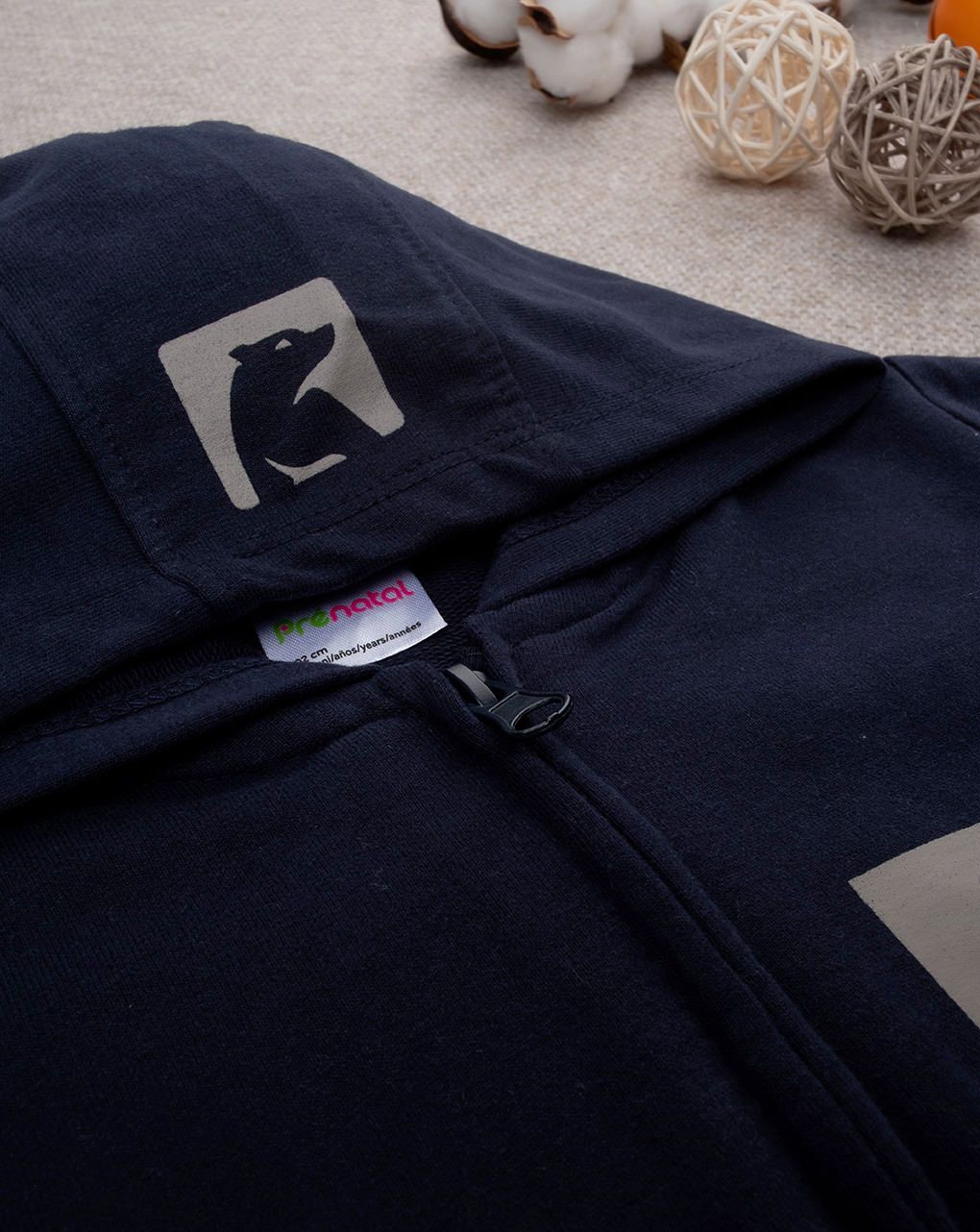 παιδική ζακέτα φούτερ μπλε bear για αγόρι - Prénatal