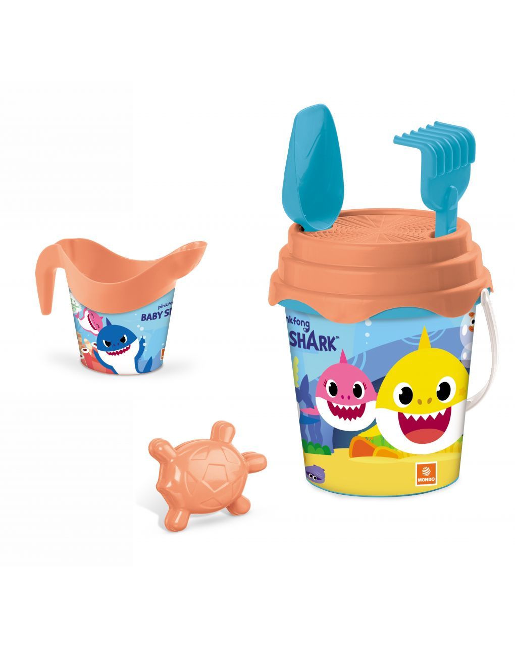 Mondo σετ κουβαδάκι baby shark 286433 - Mondo