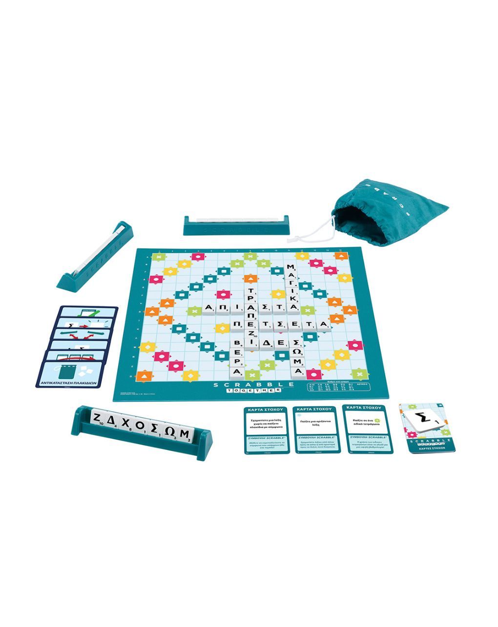 Mattel επιτραπέζιο παιχνίδι νέο scrabble 2 σε 1 hxw06 - SCRABBLE