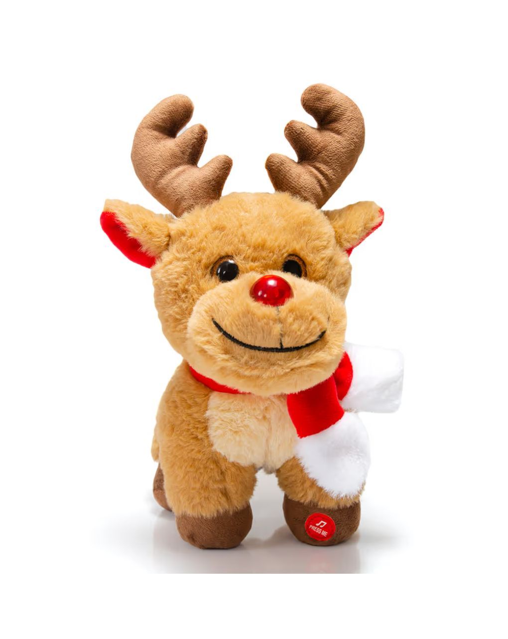 Friendlies ελαφάκι με ελληνικά κάλαντα 30εκ 8185 - FRIENDLIES