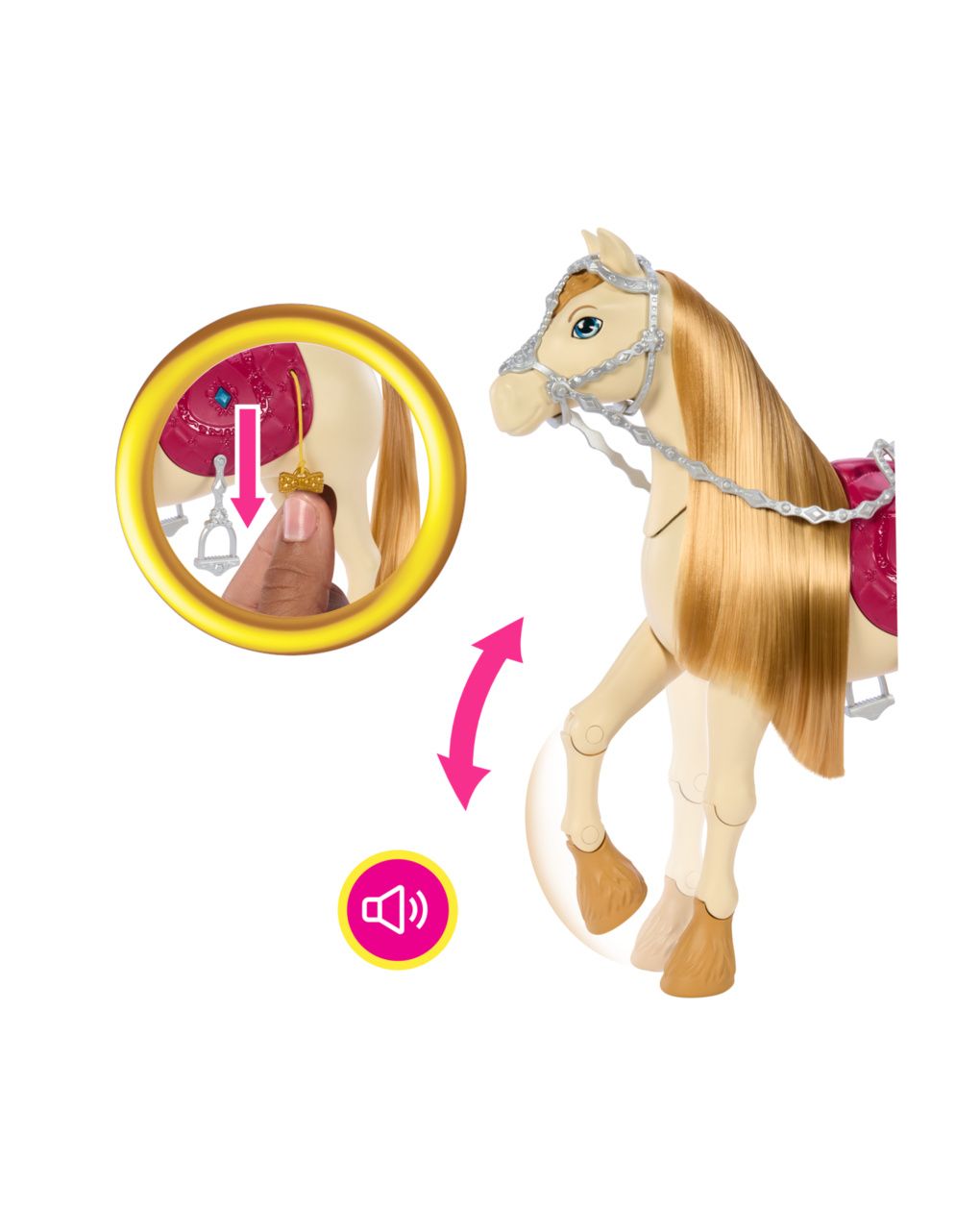 Mattel barbie mysteries άλογο hxj42 - BARBIE