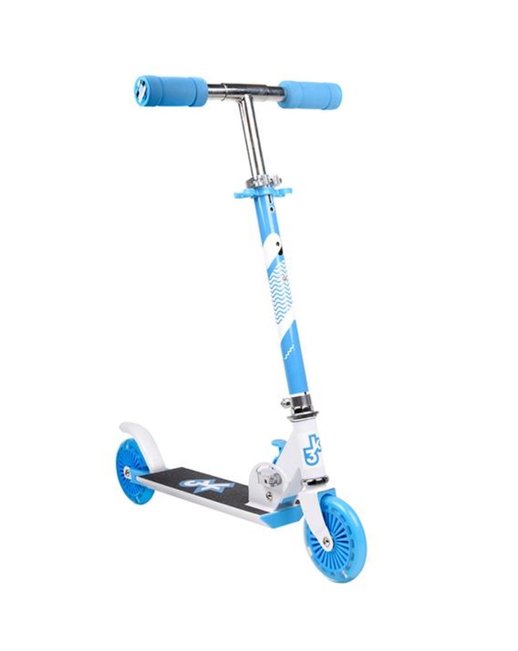 αθλοπαιδία πατίνι με 2 τροχούς και 125mm ρόδες μπλέ 002.61003/nb