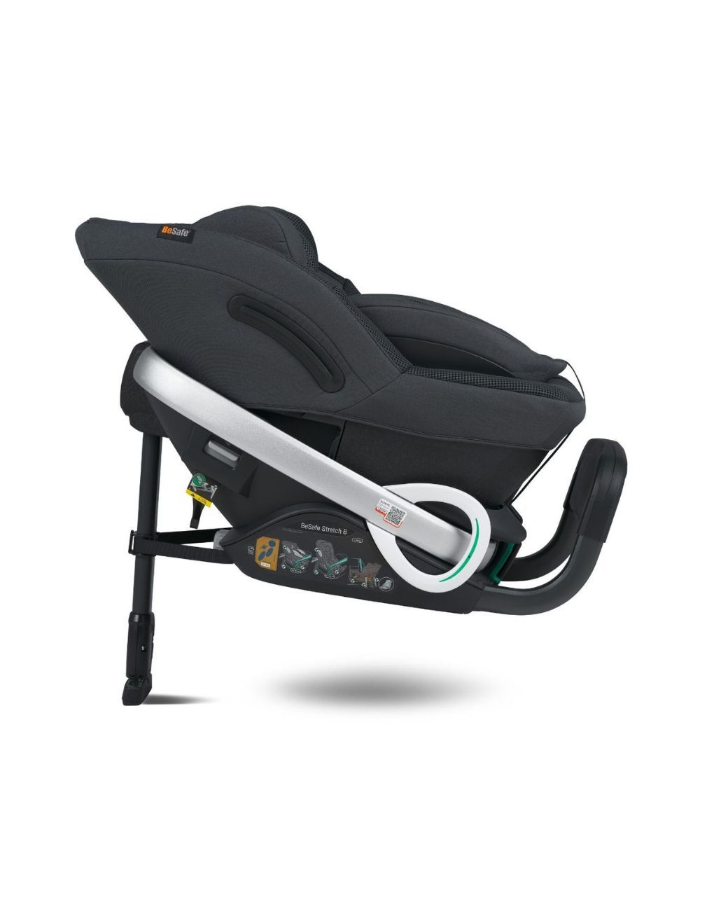 Besafe αντεστραμμένο κάθισμα αυτοκινήτου stretch b i-size (40-125cm) anthracite mesh 11025670.anm - Be Safe