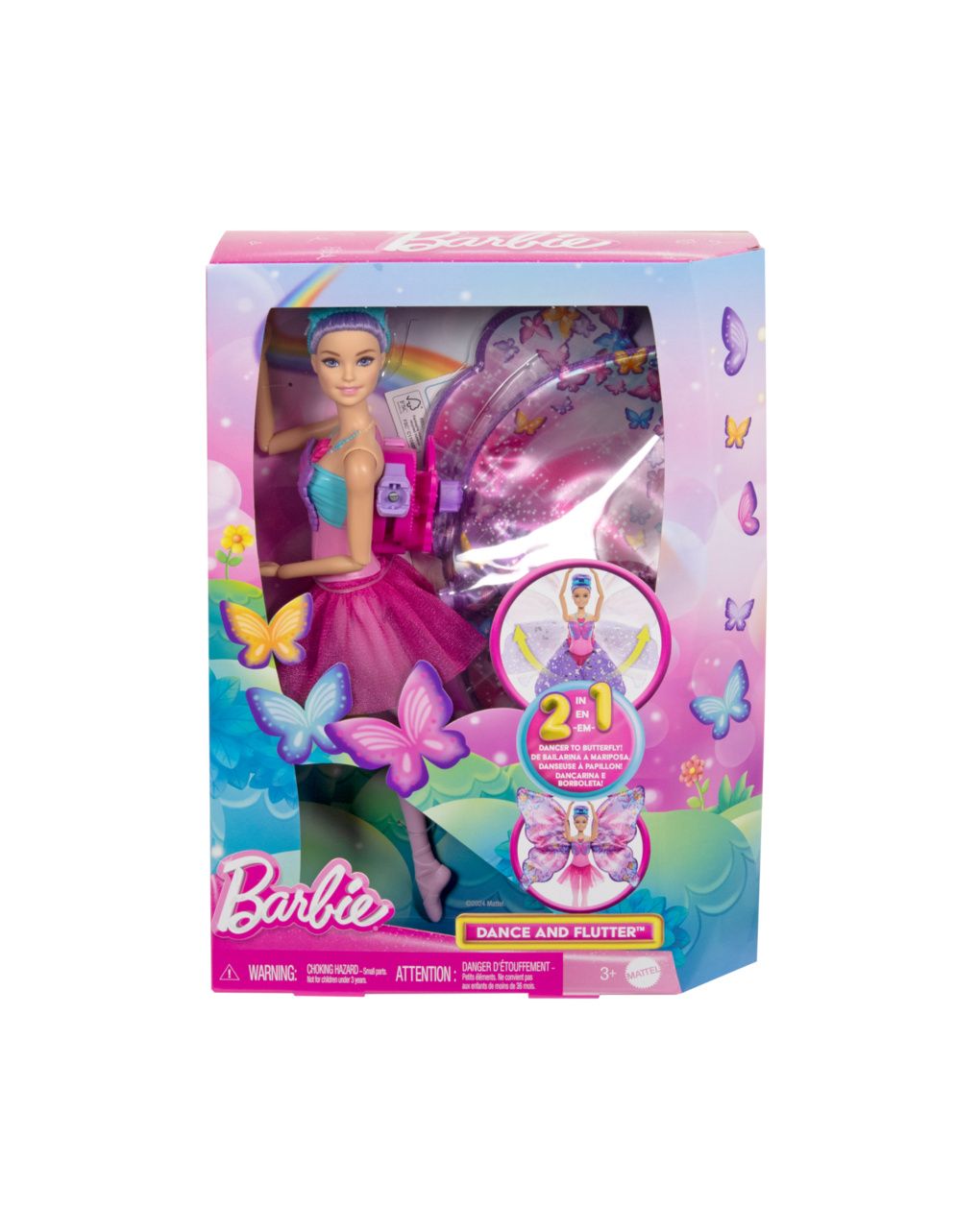 Mattel barbie dance and flutter doll κούκλα hxj10 - BARBIE