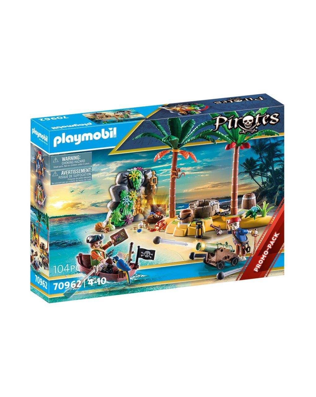 Playmobil pirates πειρατικό νησί θησαυρού 70962 - PLAYMOBIL : PROMOPACK