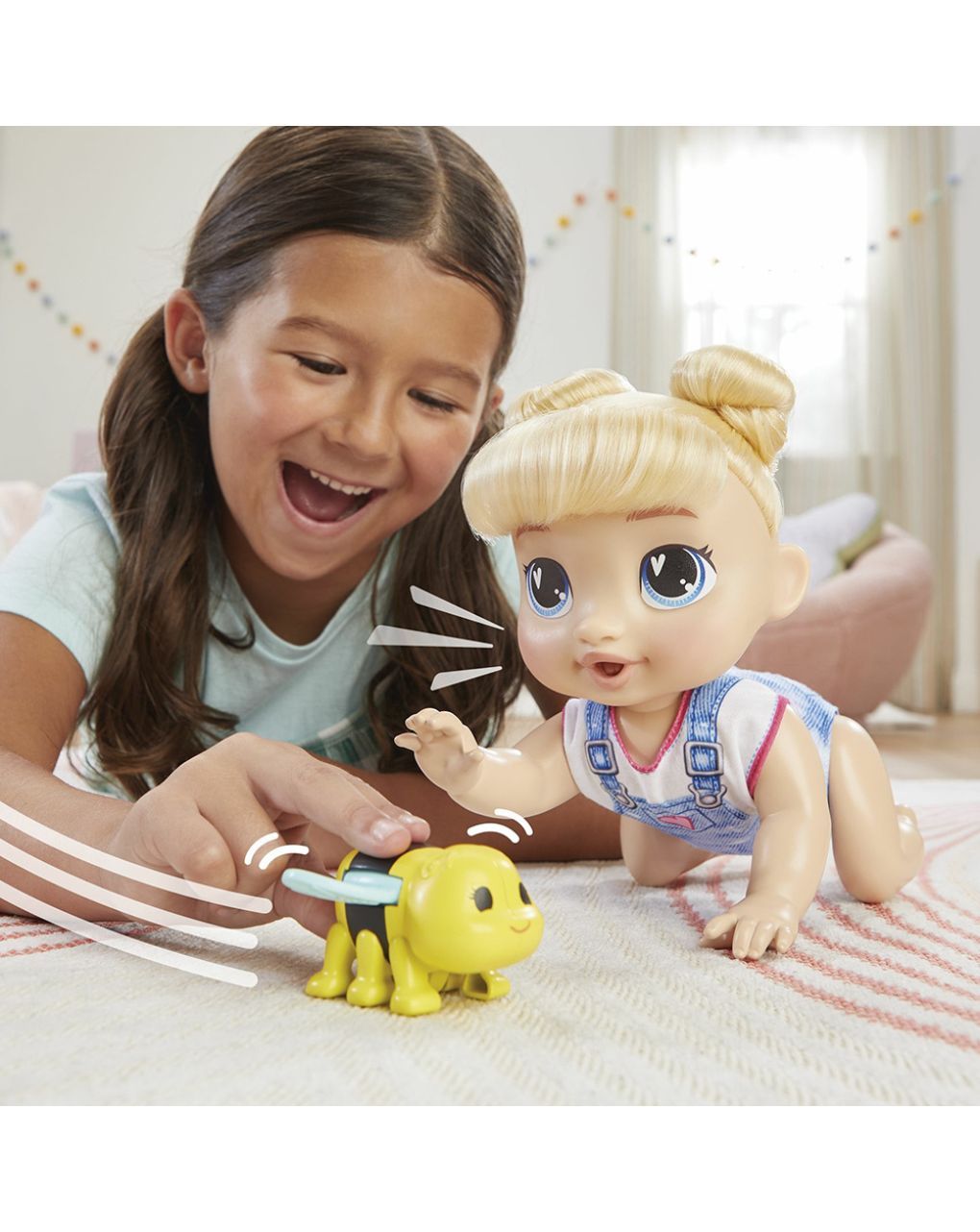 Hasbro baby alive crawl n play harper hugs f9709 - BABY ALIVE