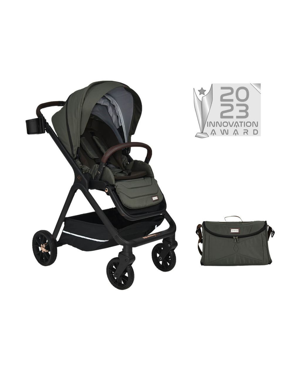 Bebe stars καρότσι nammas olive 346-189