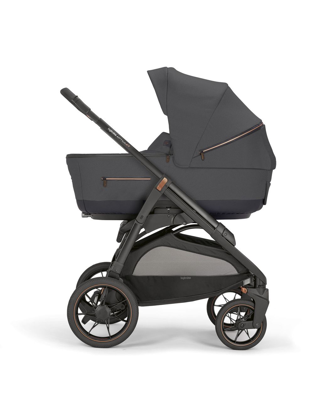 Inglesina σύστημα μεταφοράς aptica xt system quattro με κάθισμα darwin magnet grey/total black - Inglesina