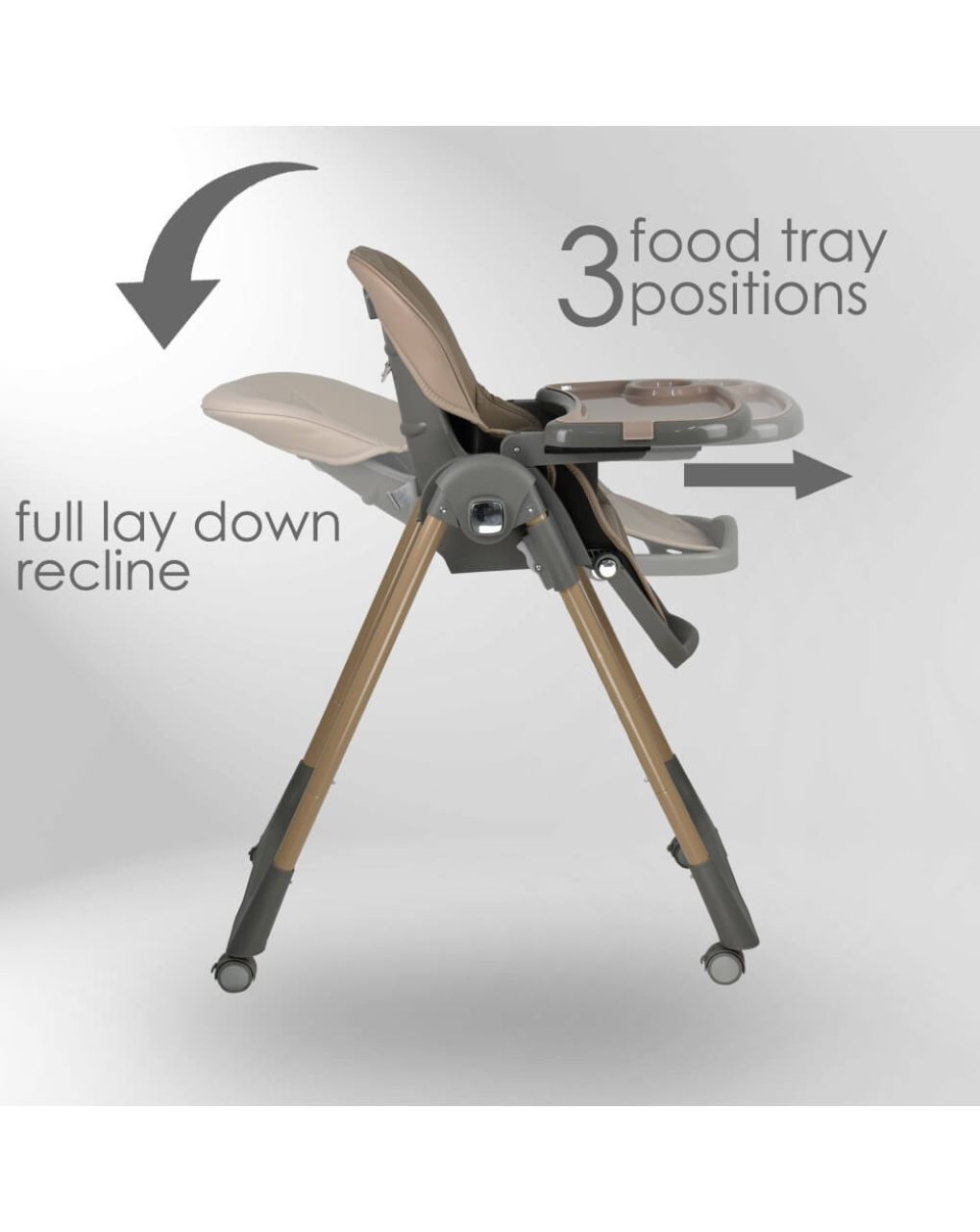 Bebe stars καρέκλα φαγητού milk beige 866-182 - Bebe Stars