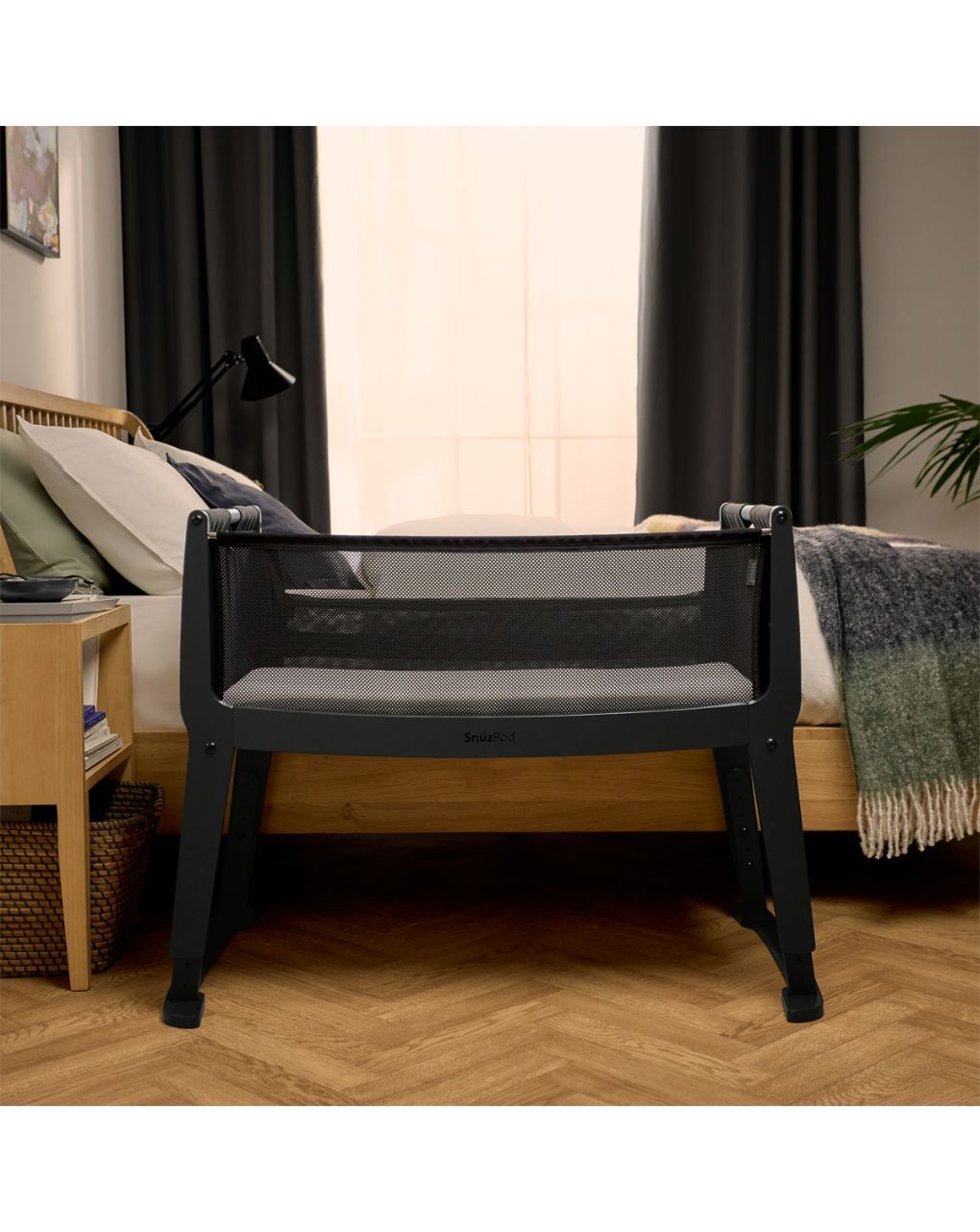 Snuz βρεφικό λίκνο snuzpod4 studio brooklyn graphite gsfn032e - Snuz