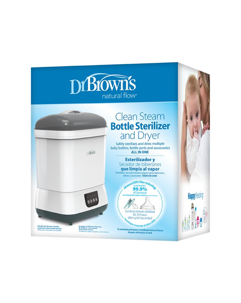 Dr. brown's ηλεκτρικός αποστειρωτής και στεγνωτήρας με φίλτρο αέρα hepa ac178 - Dr Browns