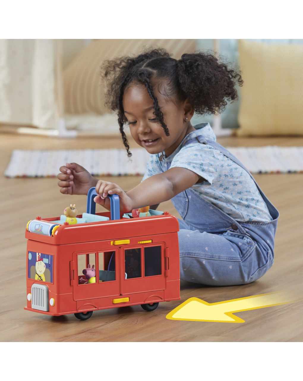 Hasbro peppa pig toys παιχνίδια 2 σε 1 peppa’s party bus f8881 - Peppa Pig