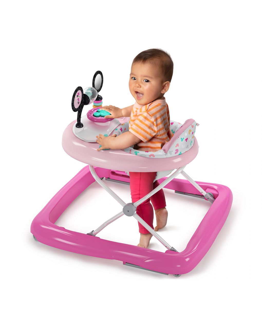 Bright starts στράτα minnie mouse tiny trek walker original bestie 2-in-1 - Bright Starts