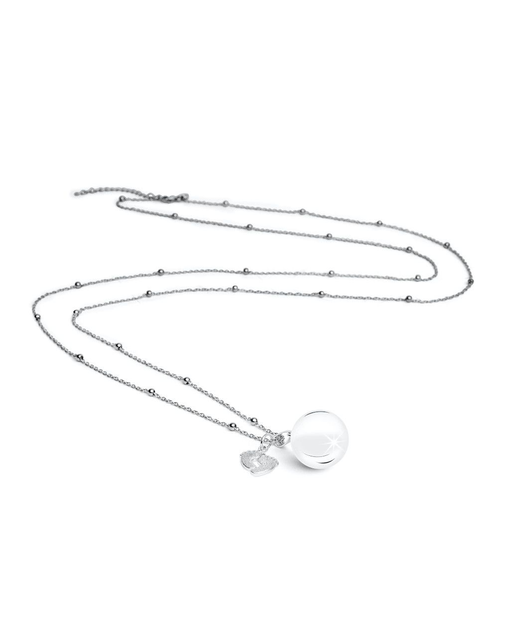 Mamijux κολιέ εγκυμοσύνης angel caller (σχέδιο πατουσάκια με κρυστάλλους) - Mamijux