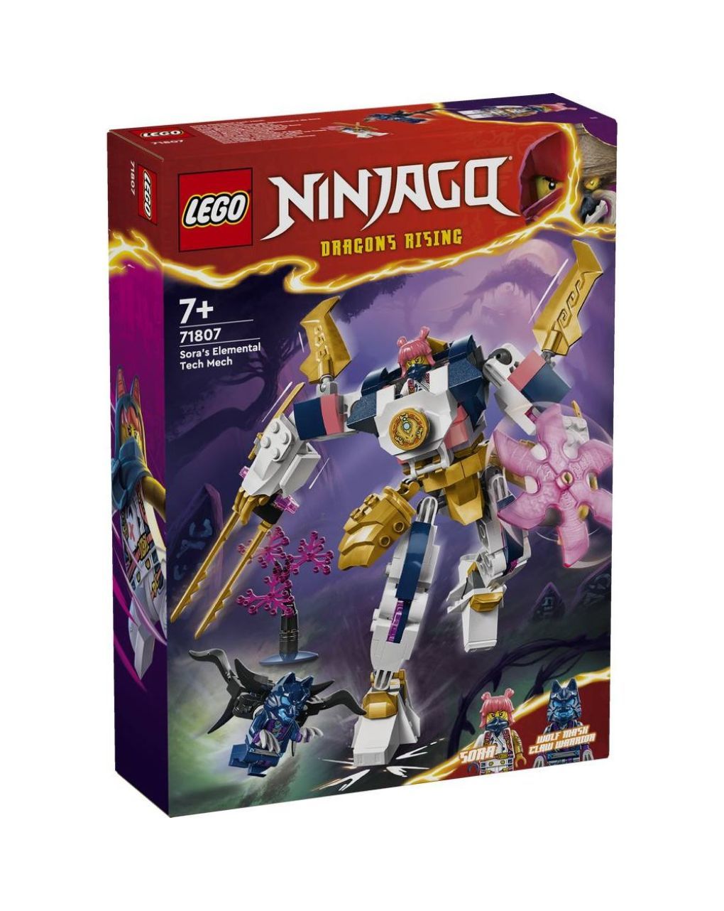 Lego ninjago sora's element tech mech 71807