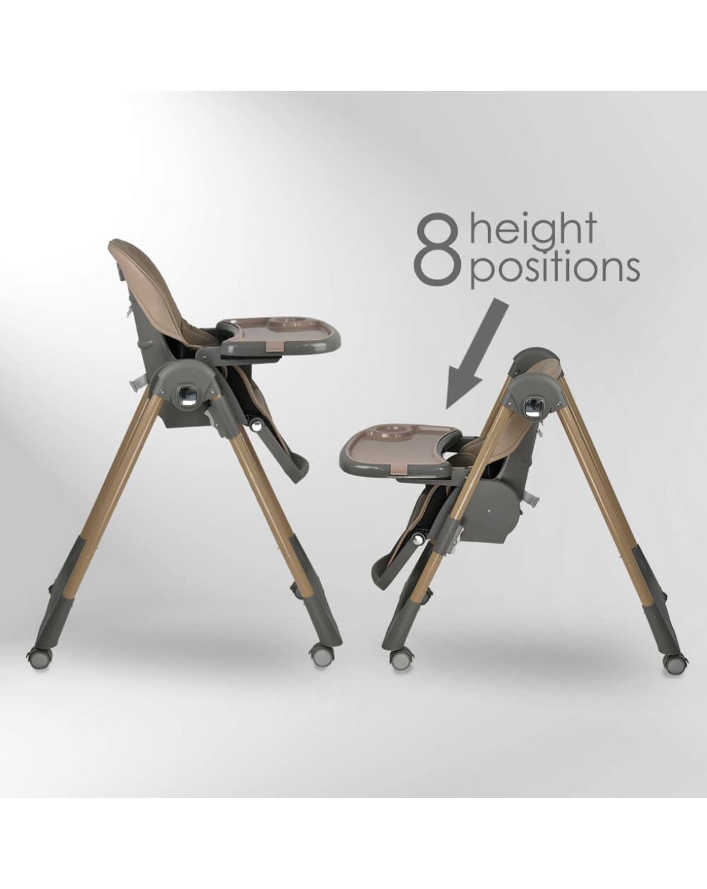 Bebe stars καρέκλα φαγητού milk beige 866-182 - Bebe Stars