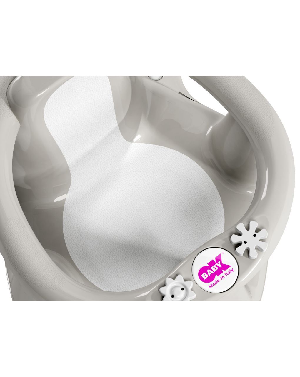 Ok baby παιδικό καθισματάκι μπάνιου flipper evolution grey - Okbaby