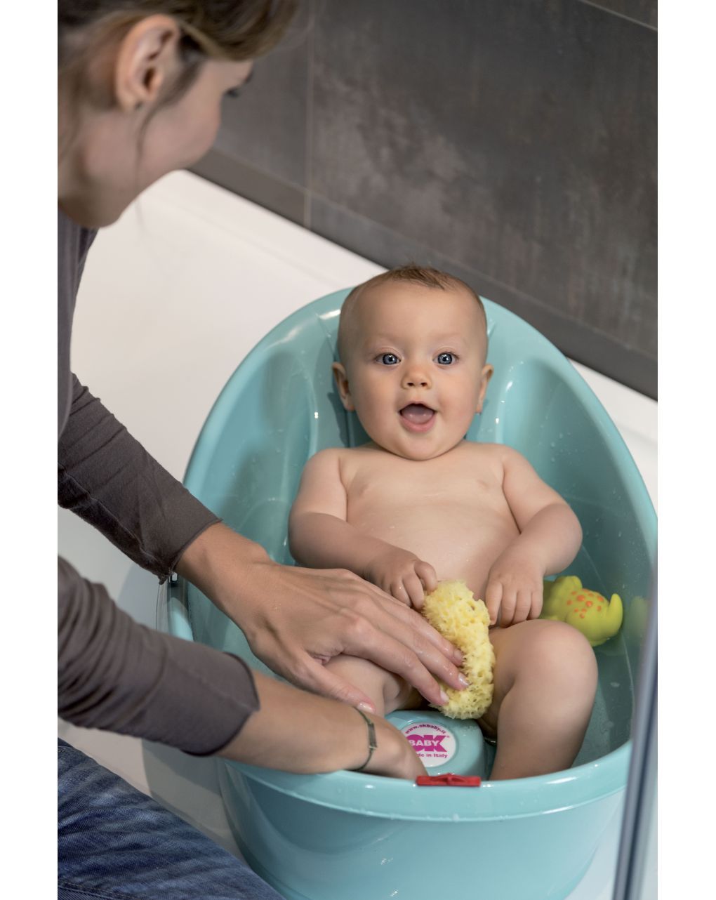 Ok baby βρεφικό μπανάκι onda baby green - Okbaby