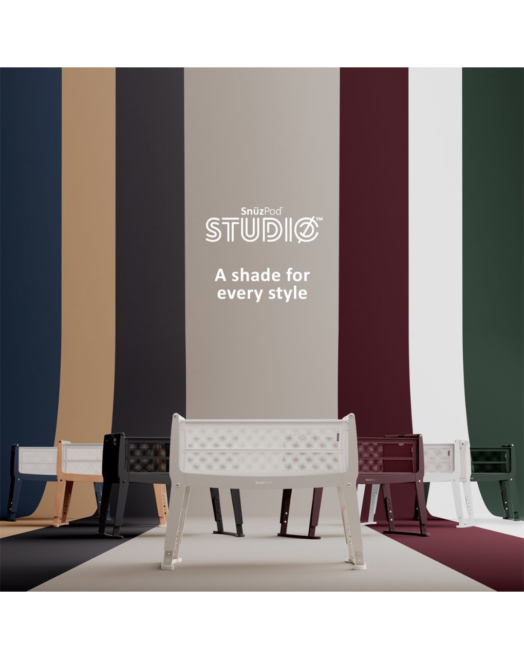 Snuz βρεφικό λίκνο snuzpod4 studio brooklyn graphite gsfn032e - Snuz
