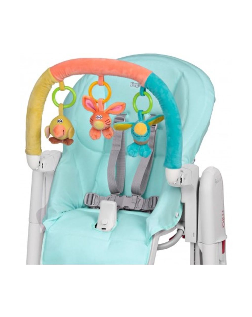 Peg perego tatamia kit μαλακό κάλυμμα καθίσματος & play bar για το παιδικό καρεκλάκι tatamia light blue - Peg-Pérego