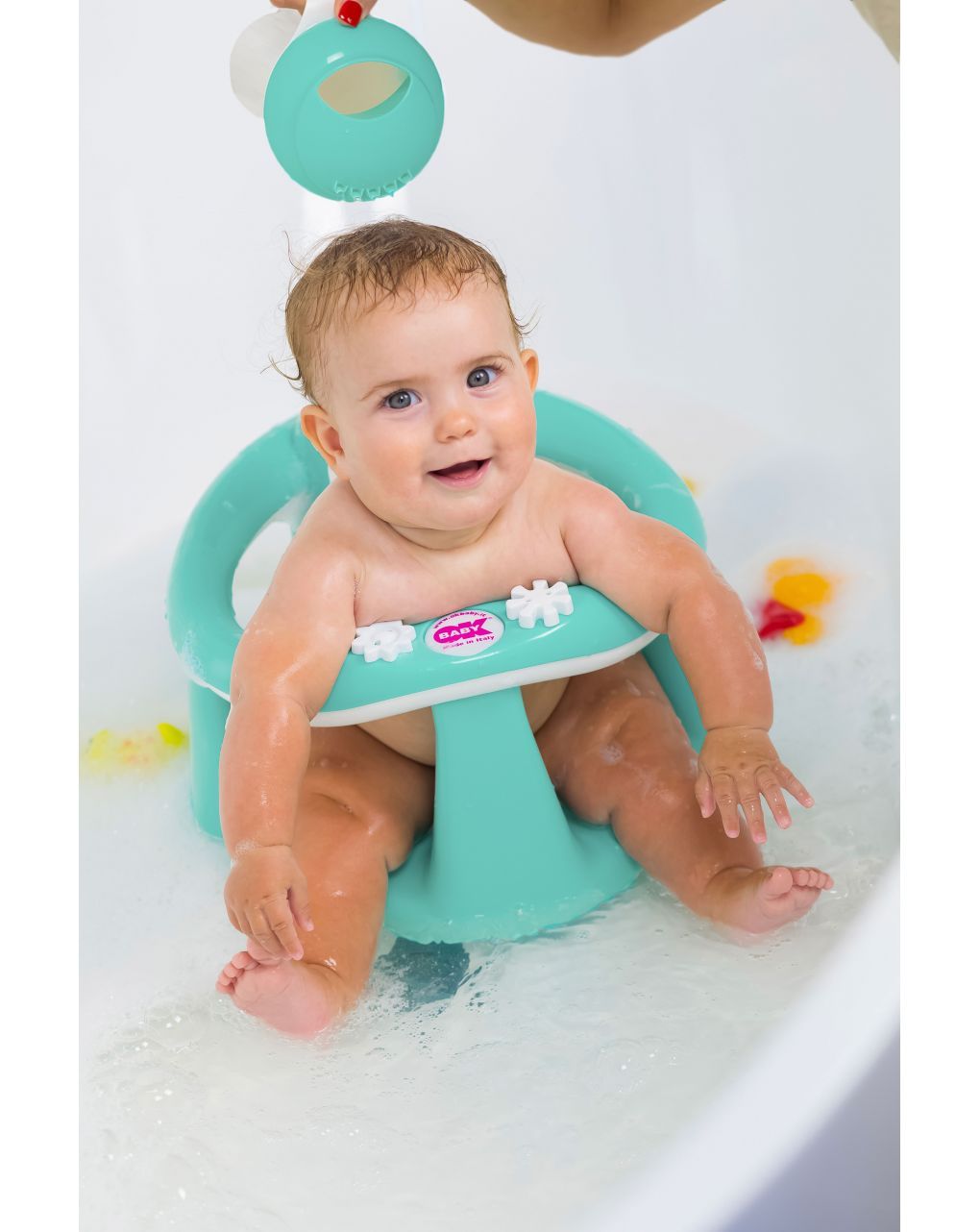 Ok baby παιδικό καθισματάκι μπάνιου flipper evolution grey - Okbaby