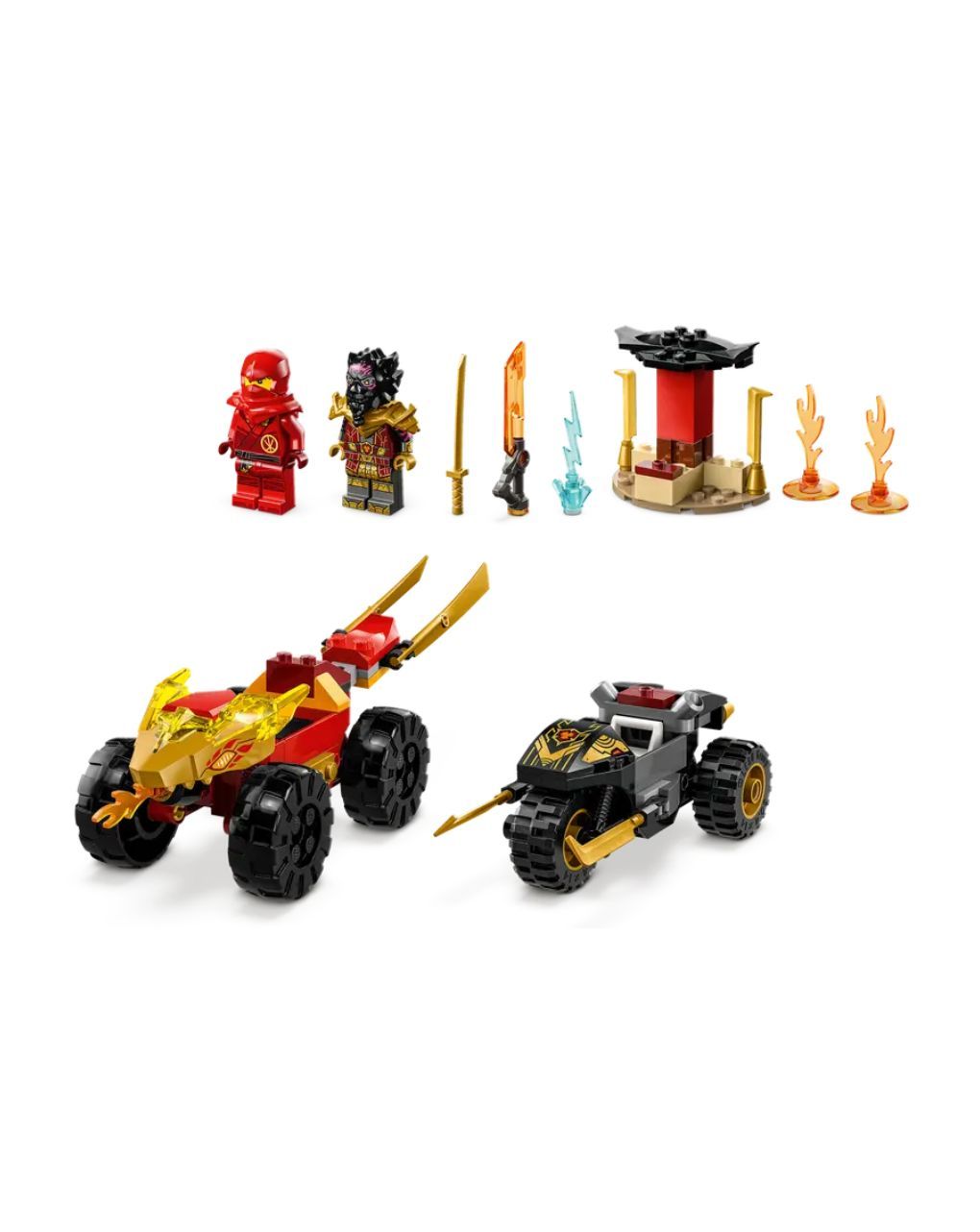 Lego ninjago kai & ras's car & bike battle 71789 - Lego, Lego Ninjago