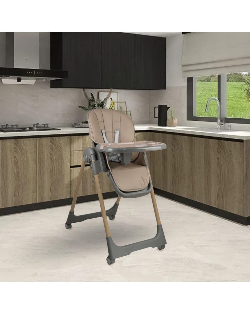 Bebe stars καρέκλα φαγητού milk beige 866-182 - Bebe Stars