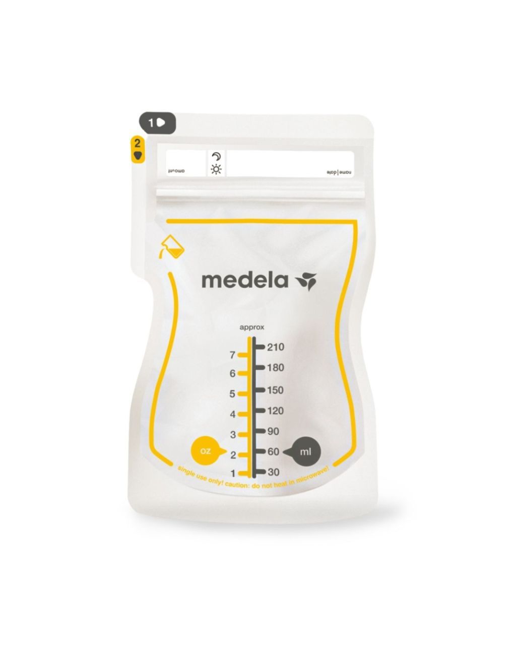 Medela easy pour σακουλάκια φύλαξης μητρικού γάλακτος 25τμχ 210ml