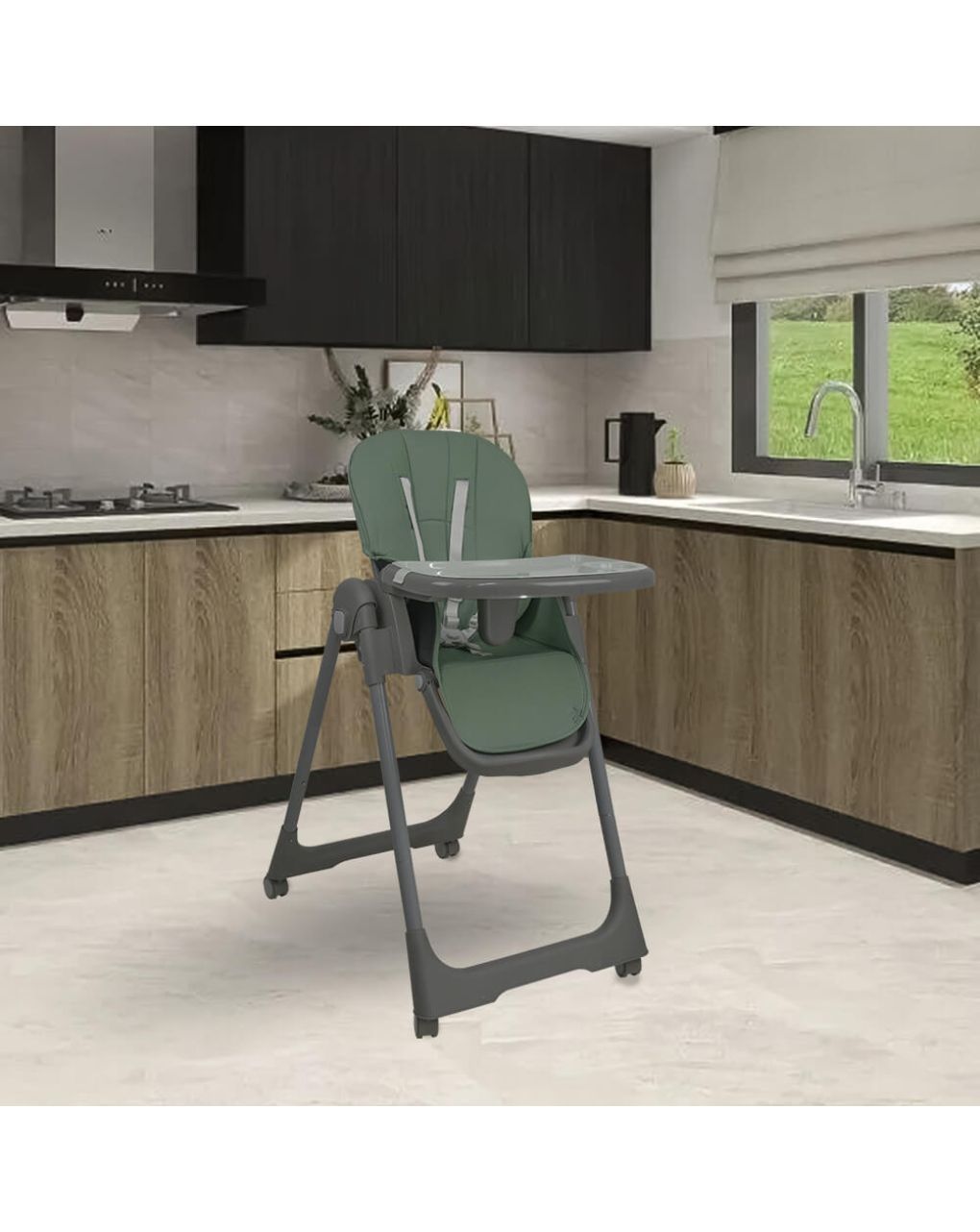 Bebe stars καρέκλα φαγητού milk mint 866-174 - Bebe Stars