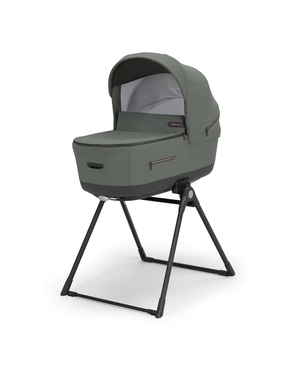 Inglesina σύστημα μεταφοράς aptica xt system quattro με κάθισμα darwin recline taiga green/total black - Inglesina