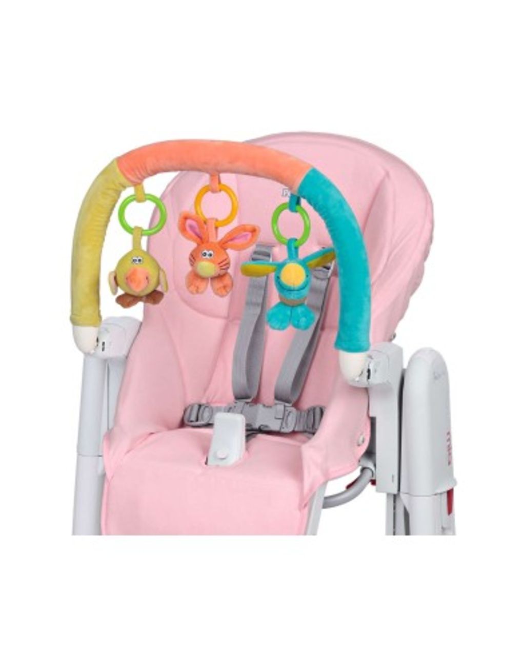 Peg perego tatamia kit μαλακό κάλυμμα καθίσματος & play bar για το παιδικό καρεκλάκι tatamia pink - Peg-Pérego