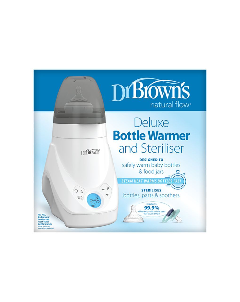 Dr. brown's θερμαντήρας ψηφιακός και αποστειρωτής μπιμπερό ac148 - Dr Browns