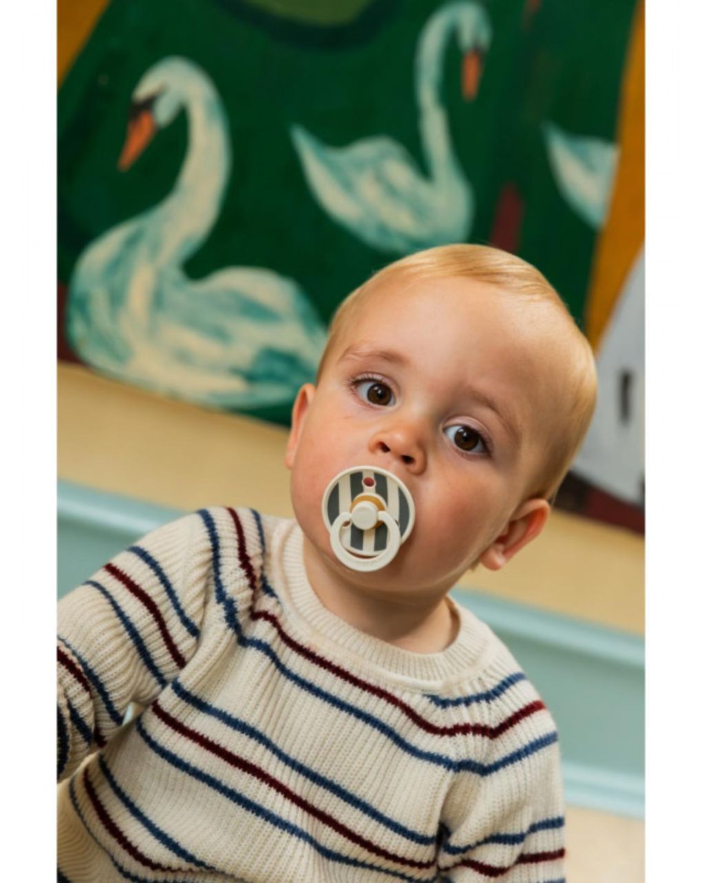 Bibs πιπίλα καουτσούκ 2τμχ studio colour ruby pine mix 0-6m - BIBS