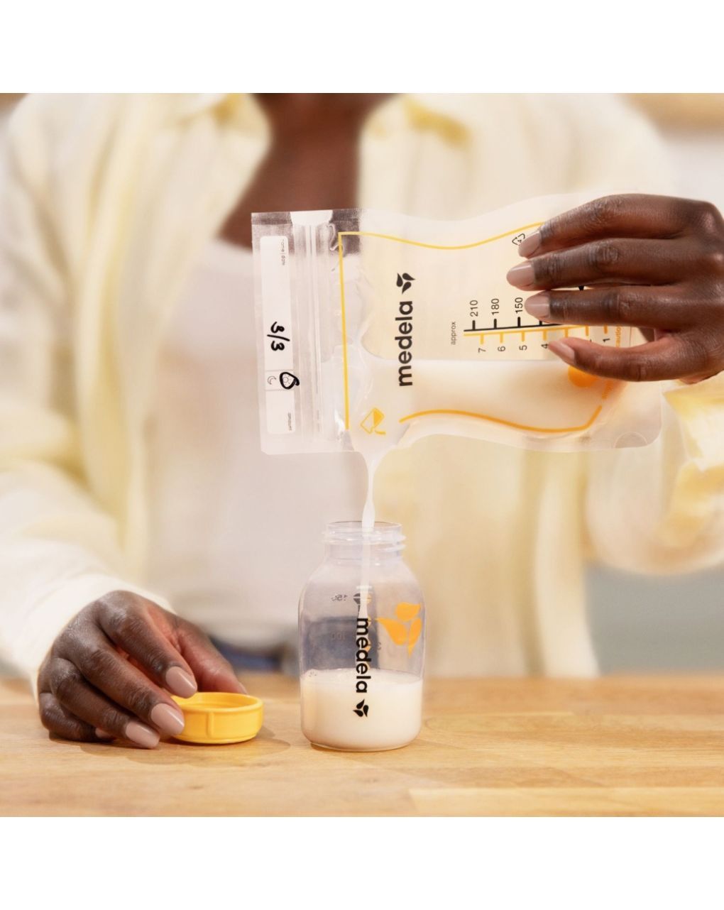 Medela easy pour σακουλάκια φύλαξης μητρικού γάλακτος 25τμχ 210ml - Medela