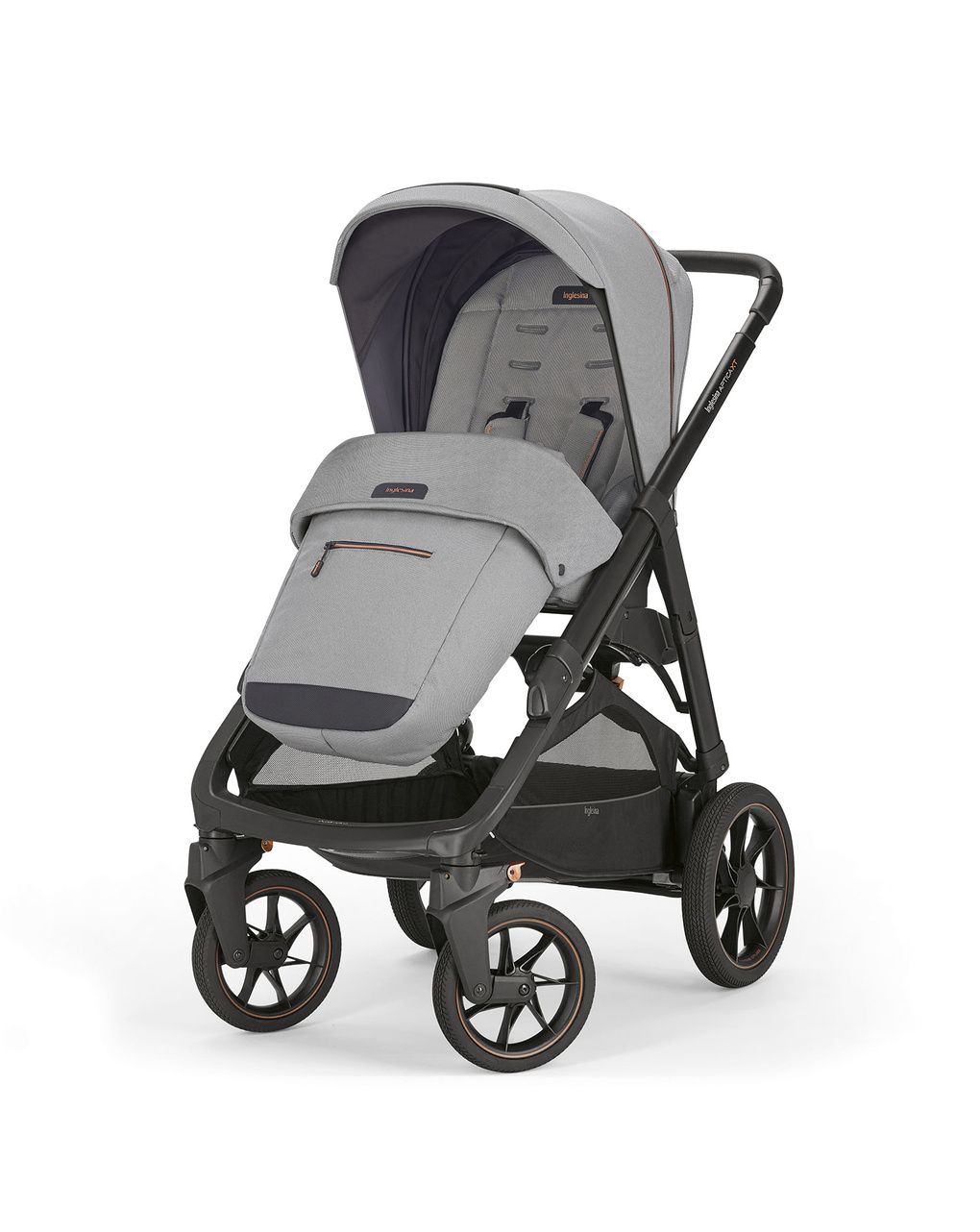 Inglesina σύστημα μεταφοράς 4 σε 1 aptica xt system quattro με κάθισμα darwin recline horizon grey - Inglesina