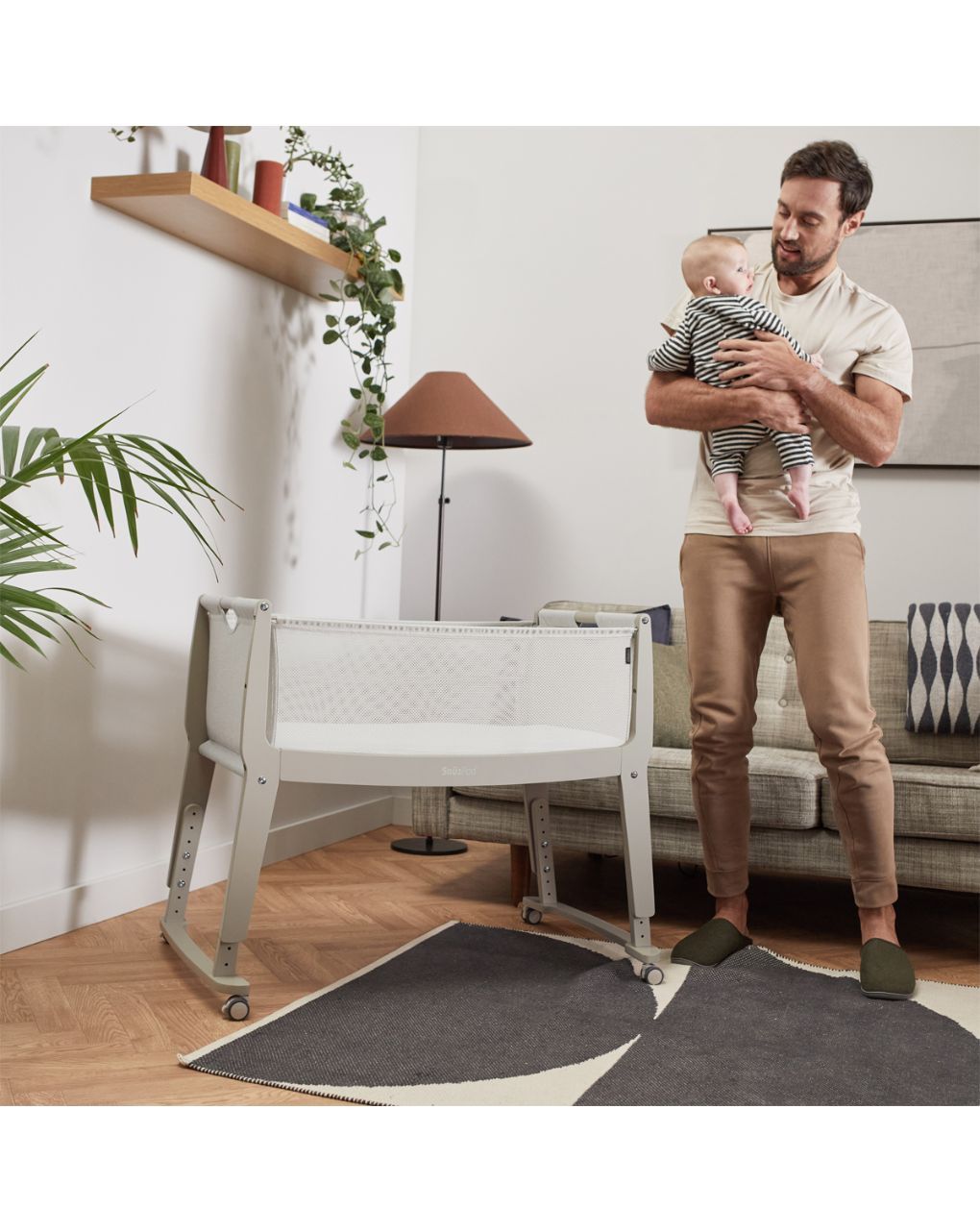 Snuz βρεφικό λίκνο snuzpod4 studio oslo grey gsfn032d - Snuz