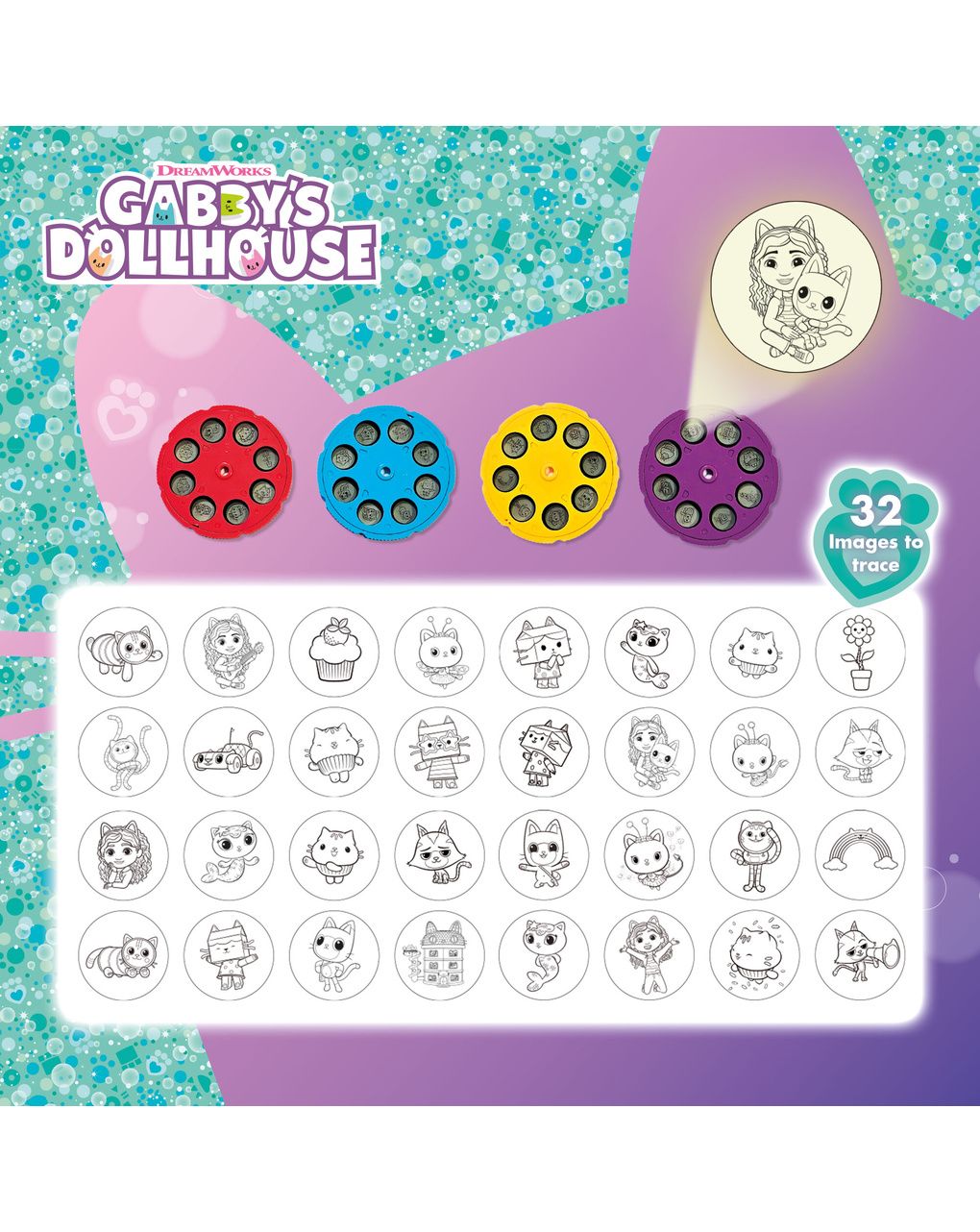 Gabby's dollhouse drawing projector 29.106936 - GABBY