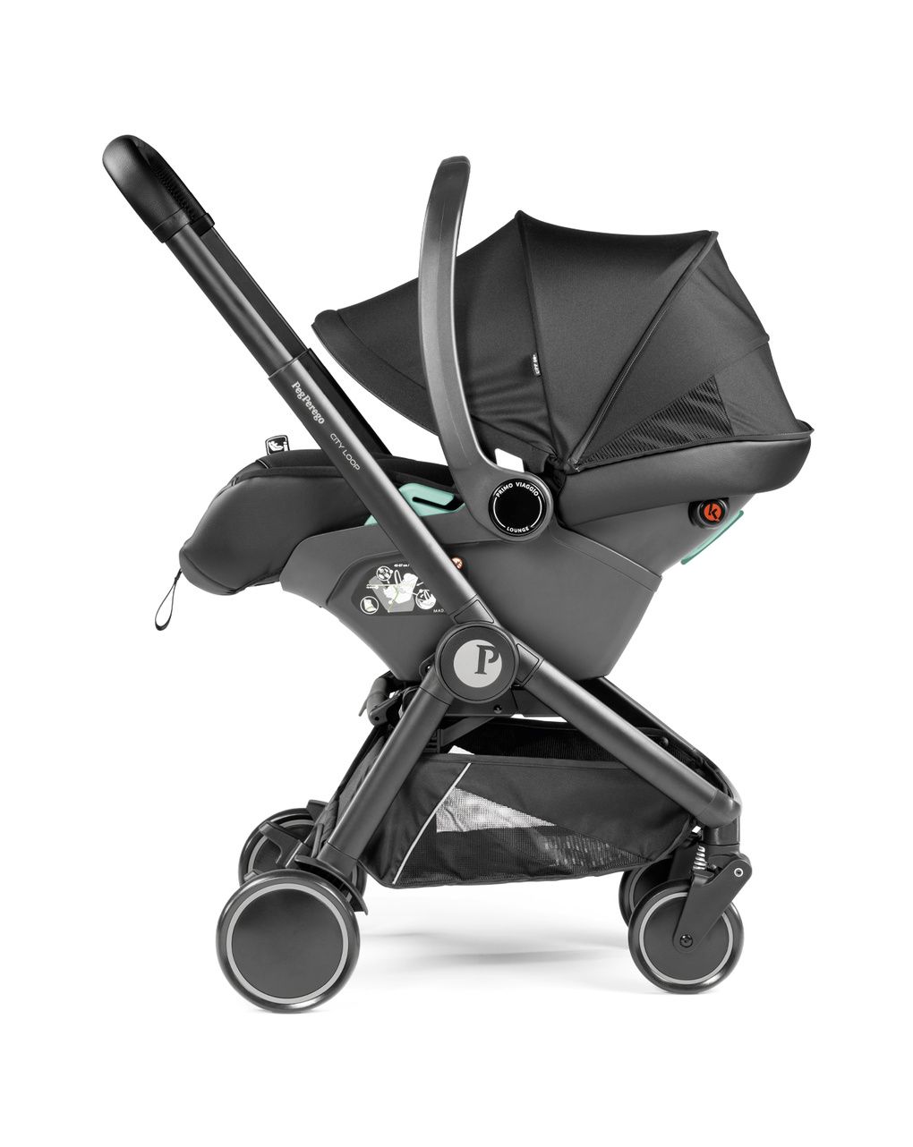 Peg perego βάση για καρότσι slk και lounge city loop chassis in black - Peg-Pérego