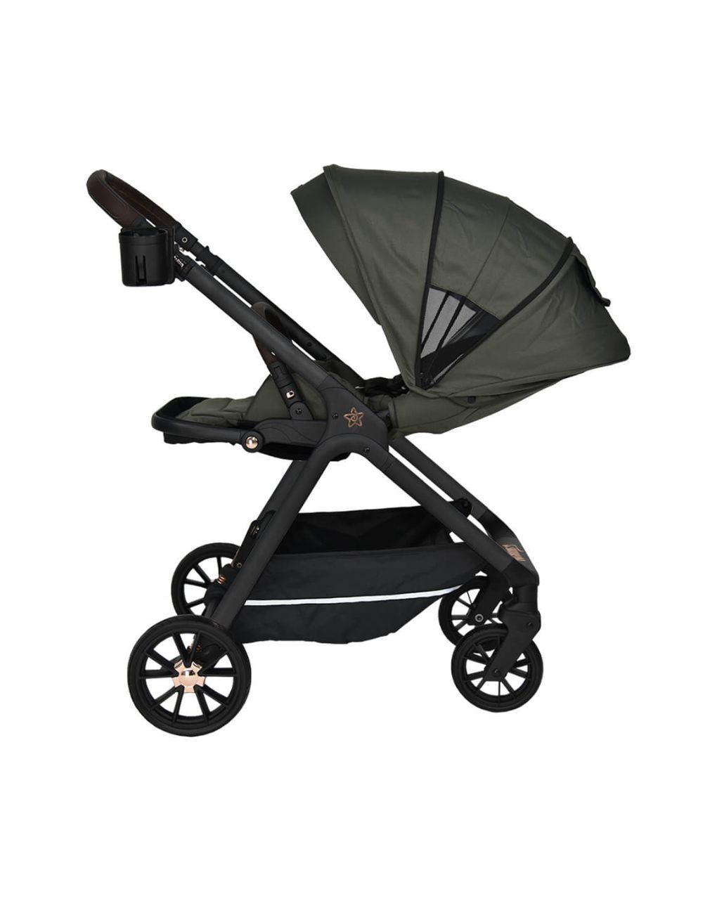 Bebe stars καρότσι nammas olive 346-189 - Bebe Stars