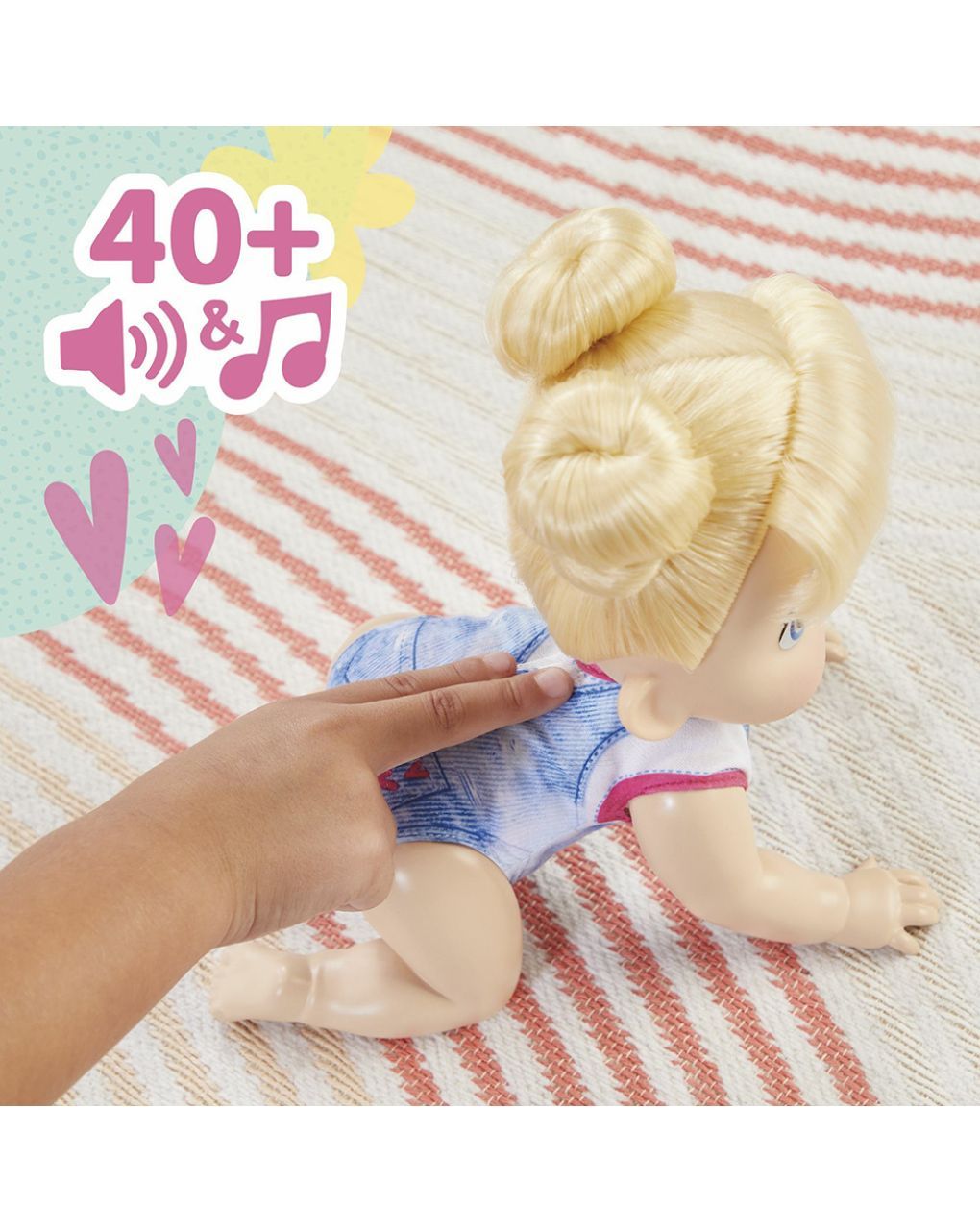 Hasbro baby alive crawl n play harper hugs f9709 - BABY ALIVE