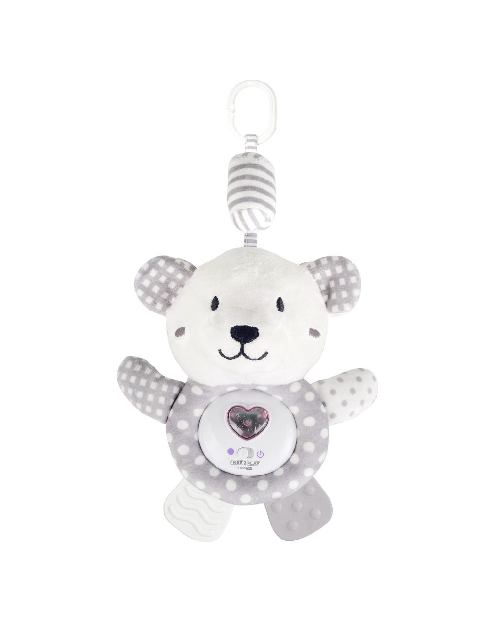 Free2play κρεμαστό παιχνίδι με φώτα & ήχους teddy bear 82771
