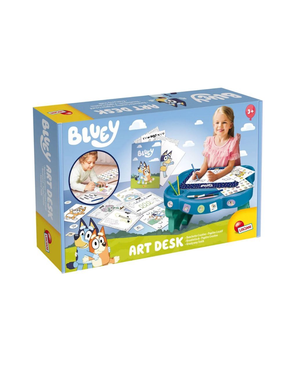 Lisciani bluey art desk δημιουργικό γραφείο 16.99399 - BLUEY