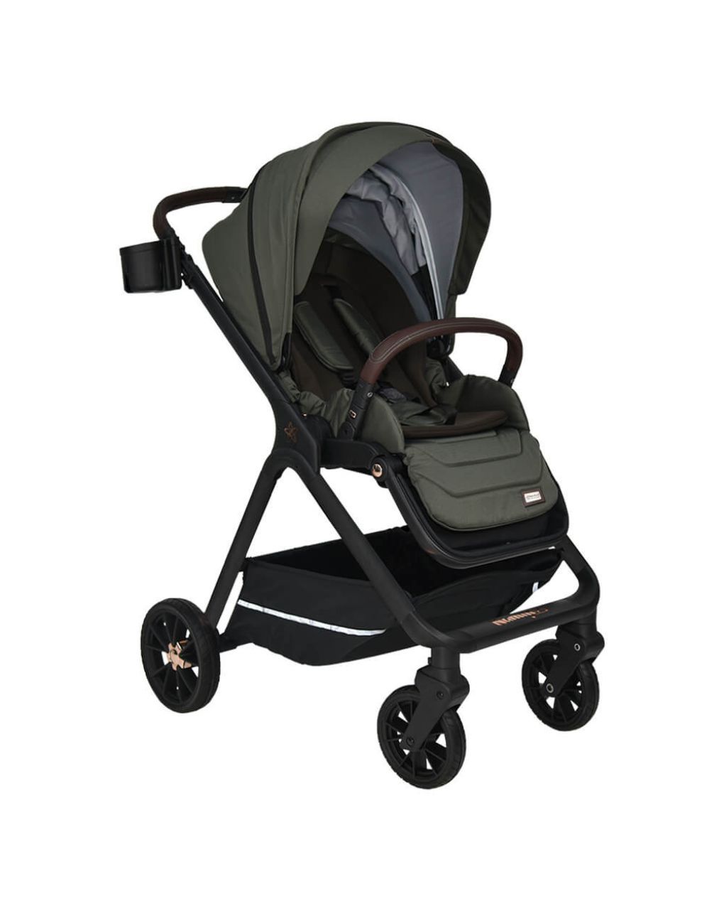 Bebe stars καρότσι nammas olive 346-189 - Bebe Stars