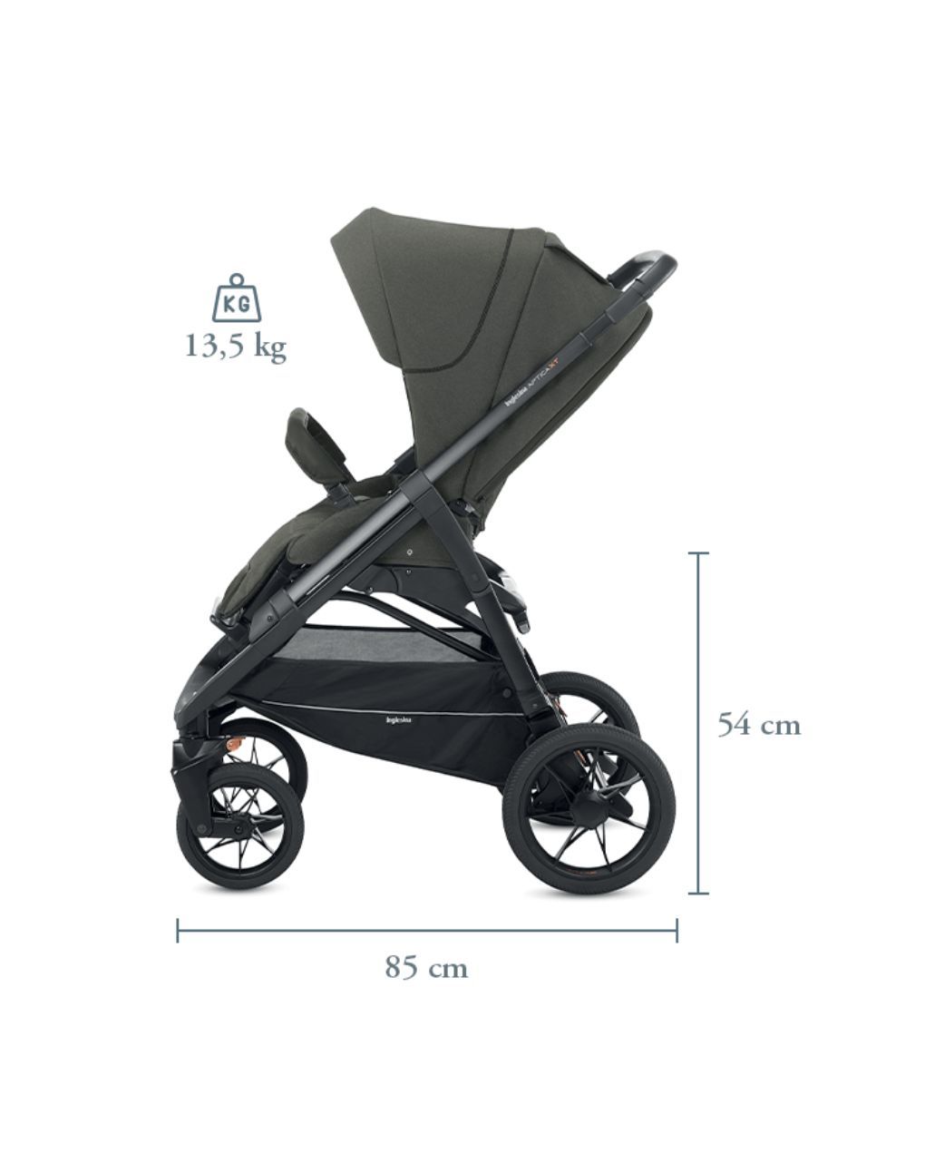 Inglesina σύστημα μεταφοράς aptica xt duo με σκελετό negro horizon grey - Inglesina