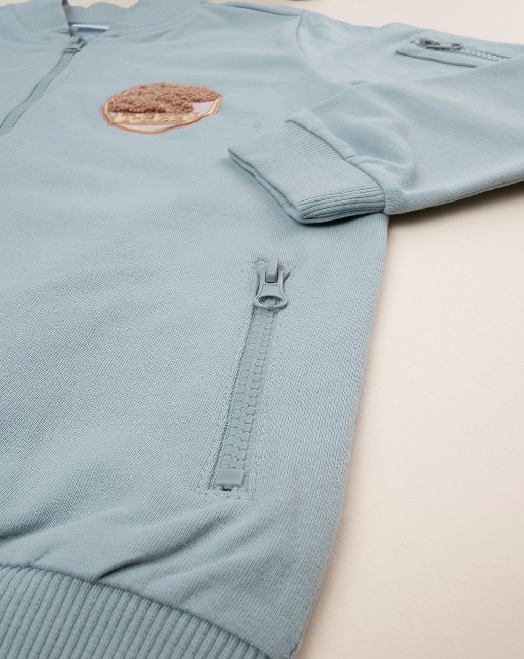 παιδική ζακέτα φούτερ πράσινη t-rex για αγόρι - Prénatal