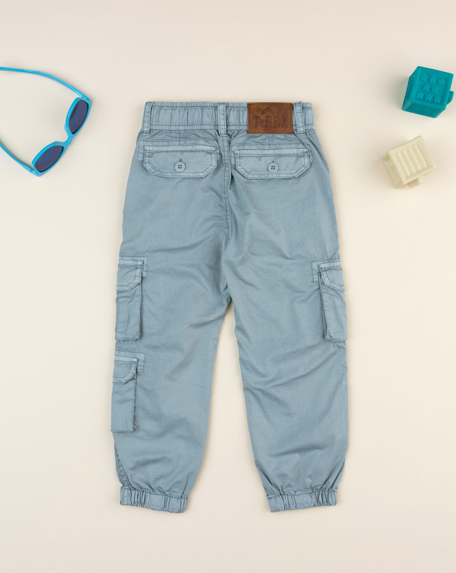 παιδικό παντελόνι λαδί cargo για αγόρι - Prénatal